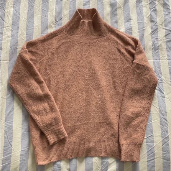 mohair / wool funnel neck sweater - Picture 1 of 3
